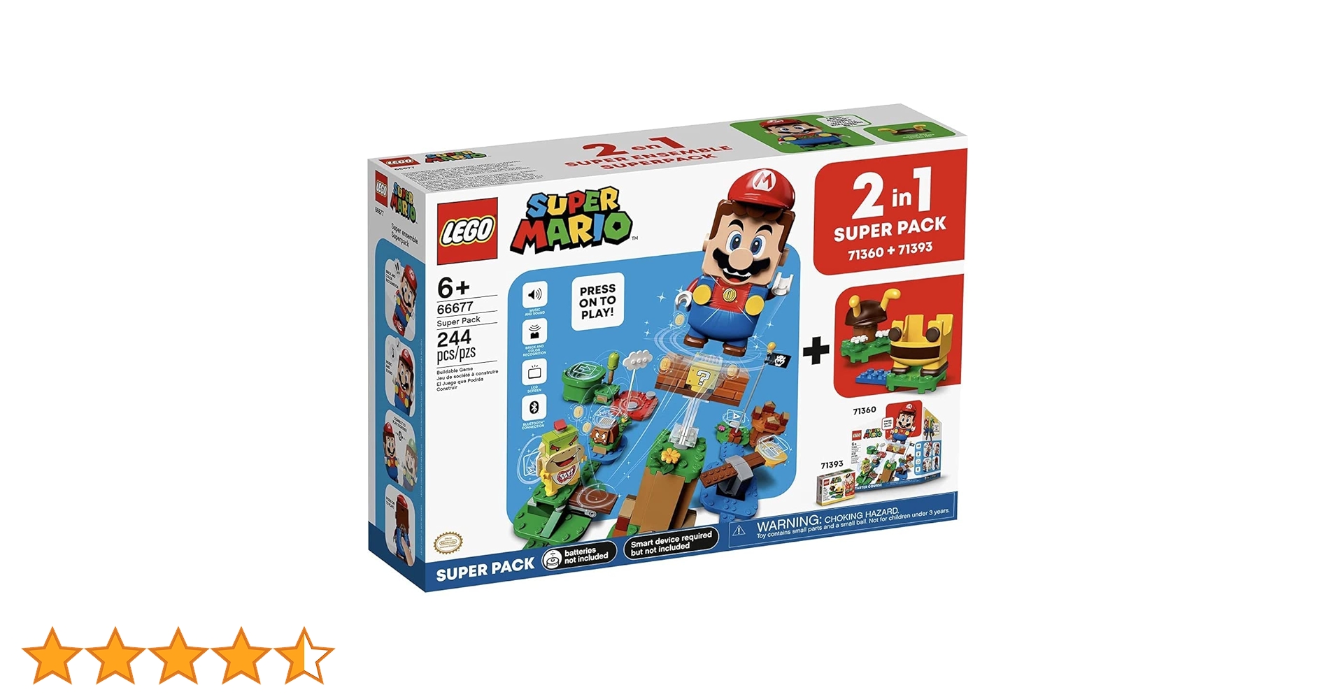 Amazon.co.jp: レゴ(LEGO) 66677 スーパーマリオ 2イン1 スーパー Amazon.co.jp: レゴ(LEGO) 66677 スーパーマリオ 2イン1 スーパー